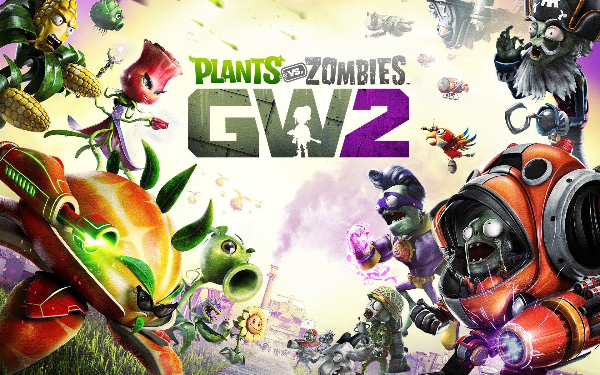 Plants vs Zombies Garden Warfare 2 Fondo de pantalla Full HD ID:2186