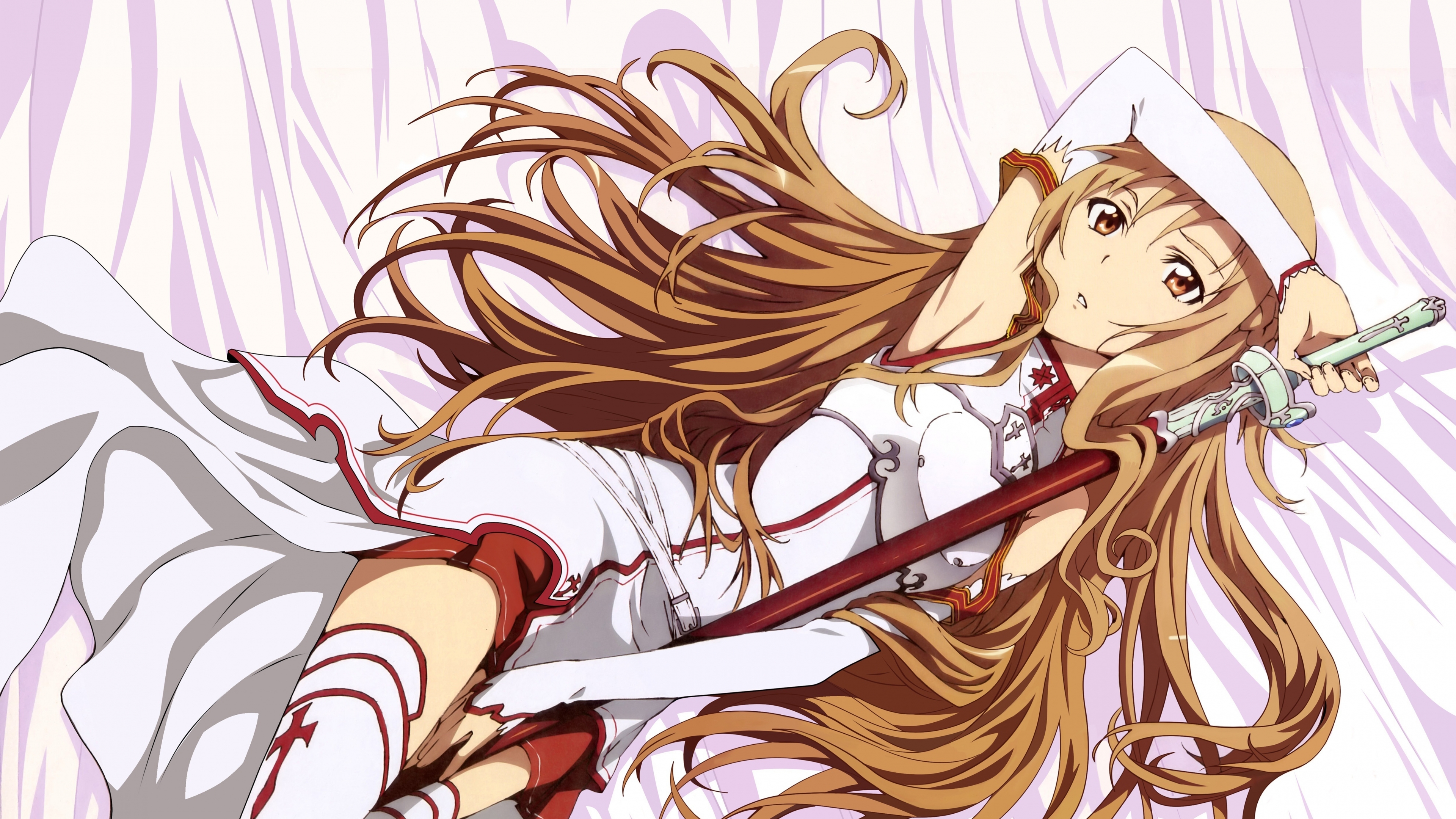Asuna Yuuki Sword Art Online Anime Fondo de pantalla ID:3072