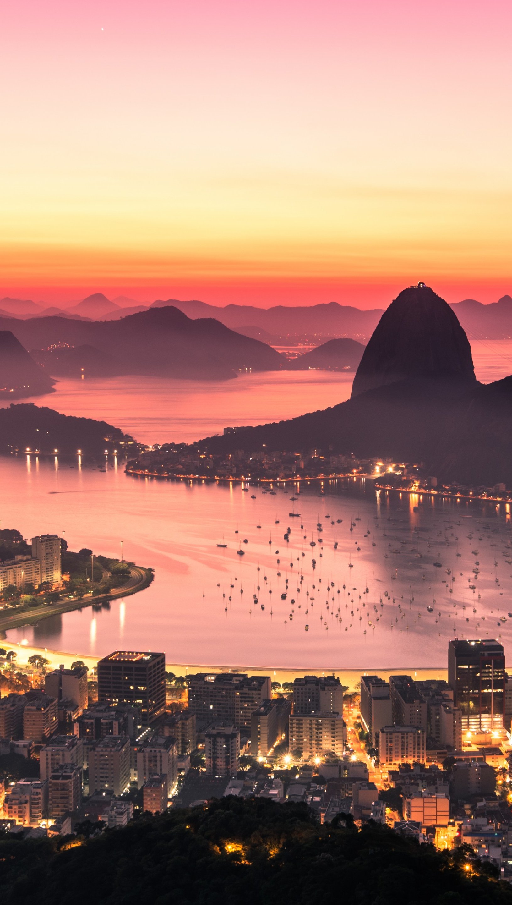 Amanecer en Rio de Janeiro Fondo de pantalla 5k Ultra HD ID:3792
