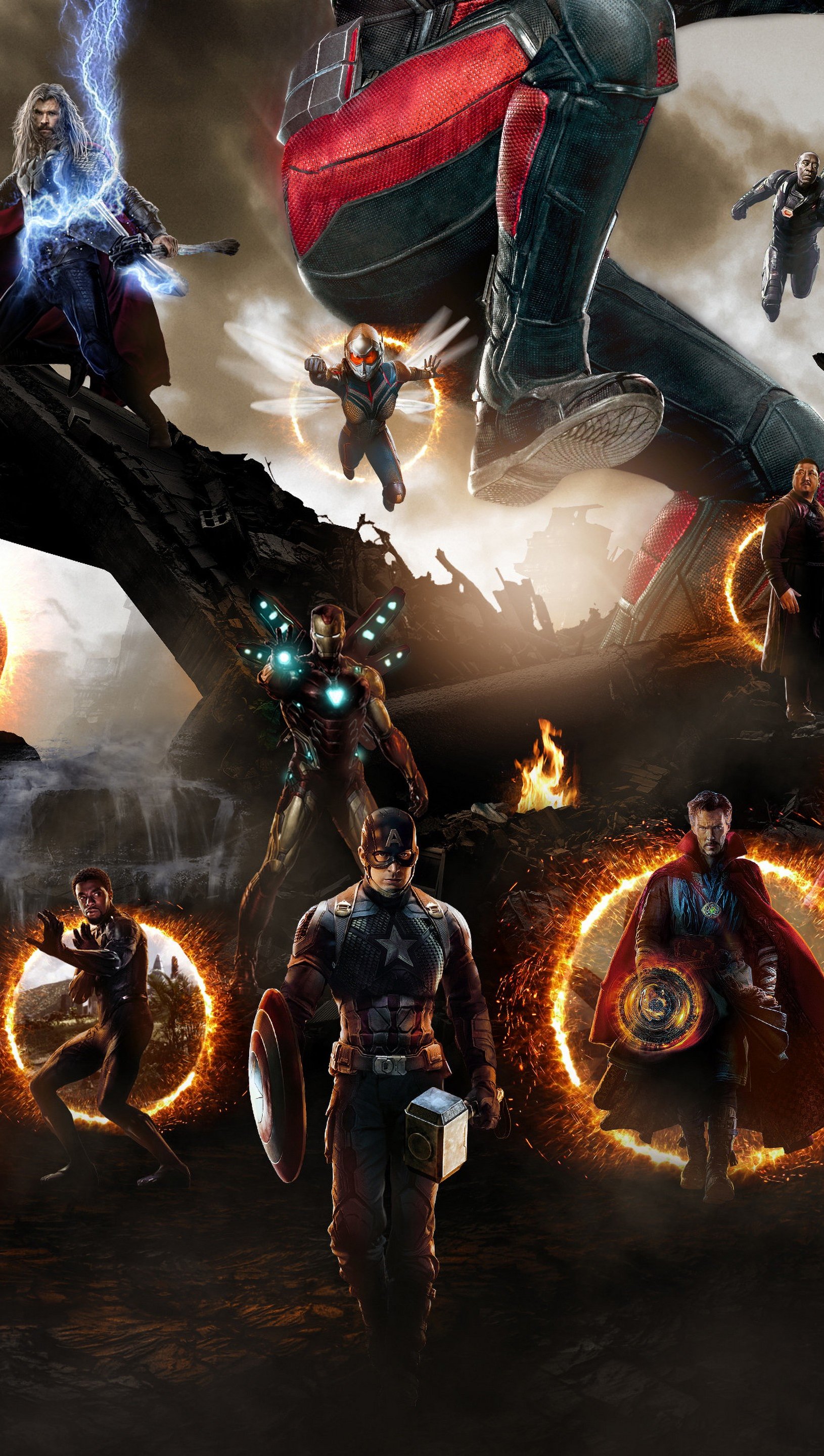 Avengers: Endgame batalla final Fondo de pantalla 5k Ultra HD ID:3876