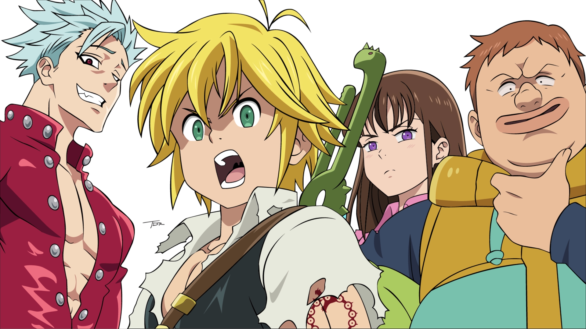 Personajes de Los siete pecados capitales Anime Fondo de pantalla Full HD  ID:4022