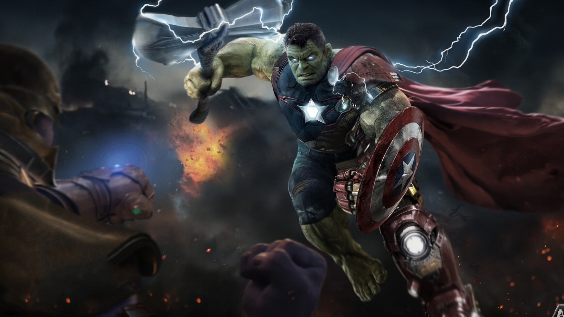 Hulk en Avengers Endgame Fondo de pantalla 4k Ultra HD ID:4759
