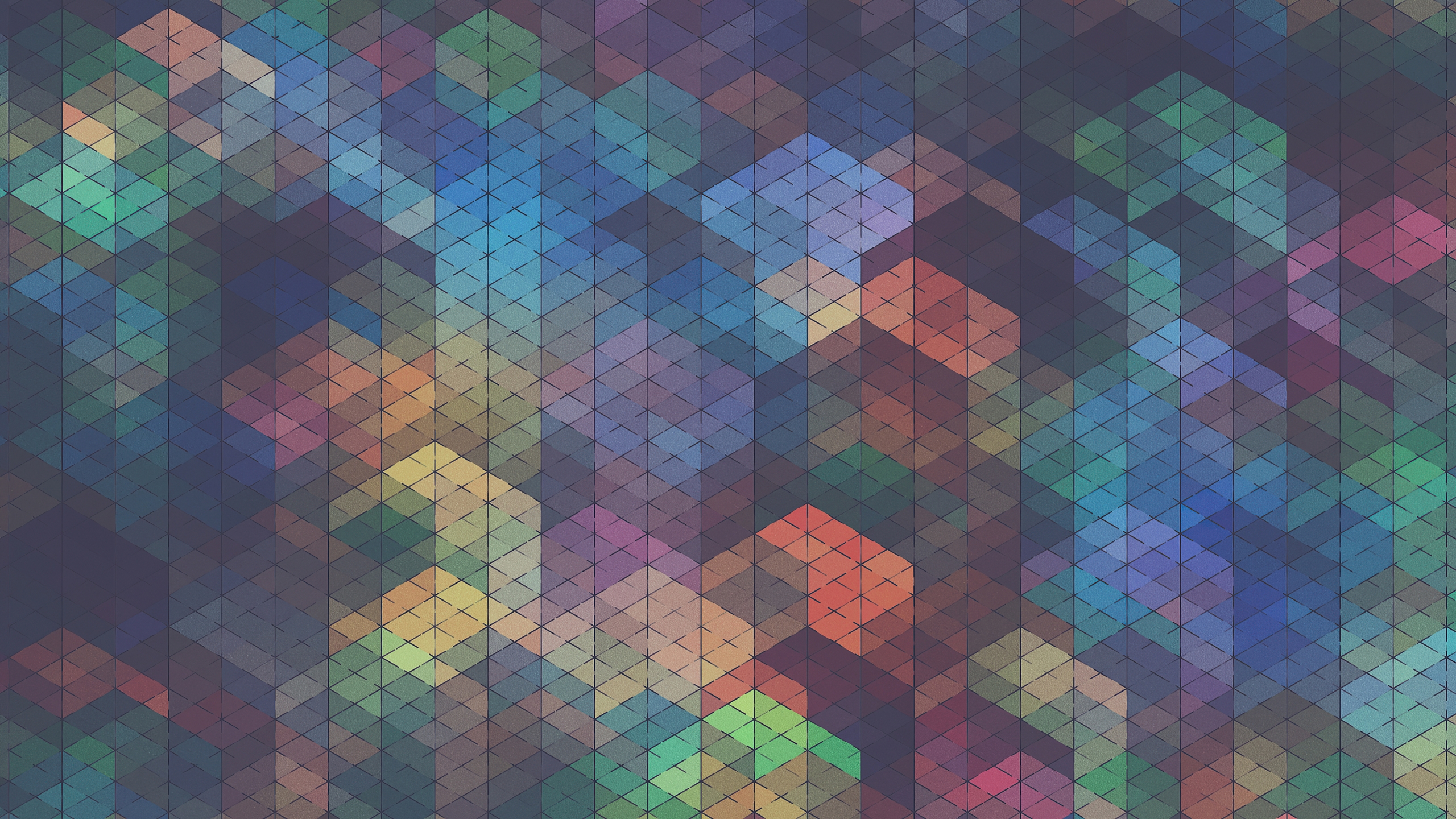 Figuras geometricas de colores abstractas Fondo de pantalla 4k Ultra HD  ID:5859