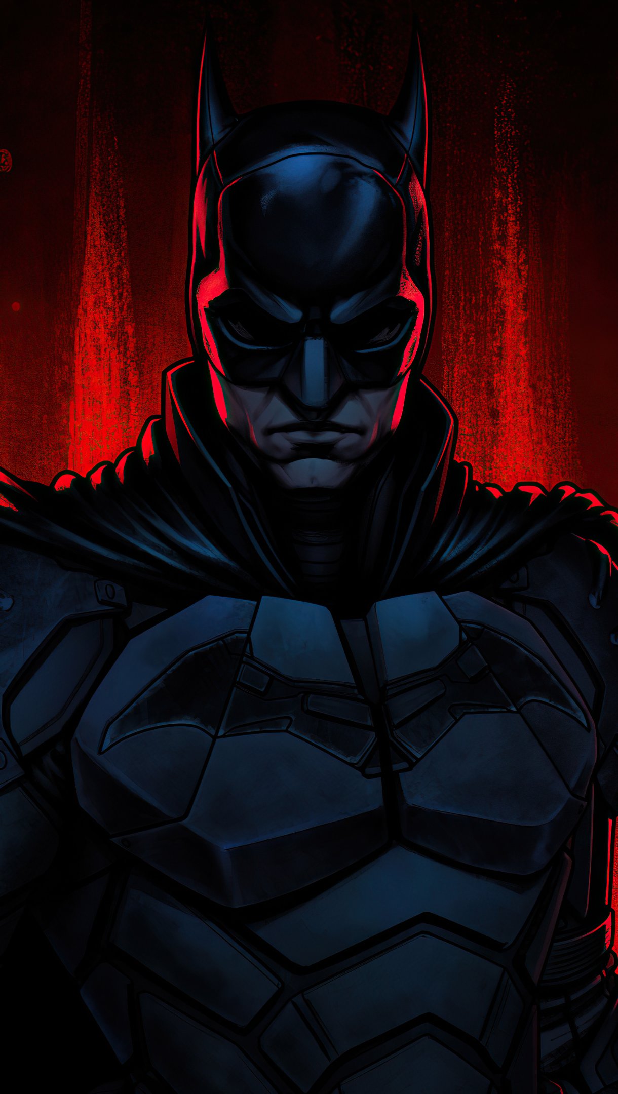 The Batman con fondo rojo Fondo de pantalla 4k Ultra HD ID:6426