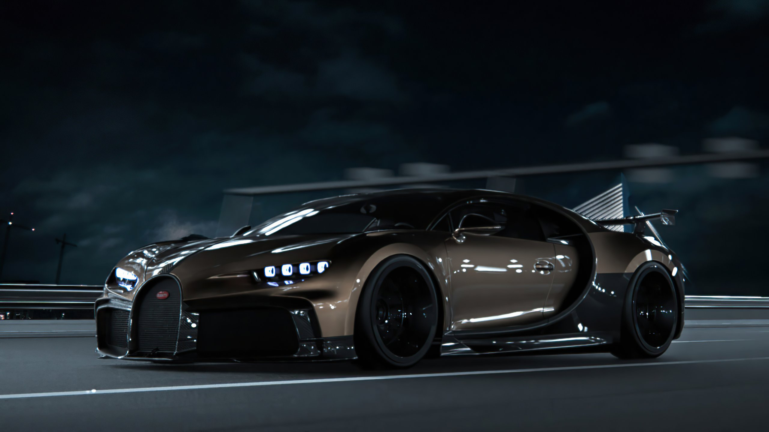 Bugatti Chiron CGI Fondo de pantalla 8k Ultra HD ID:7643