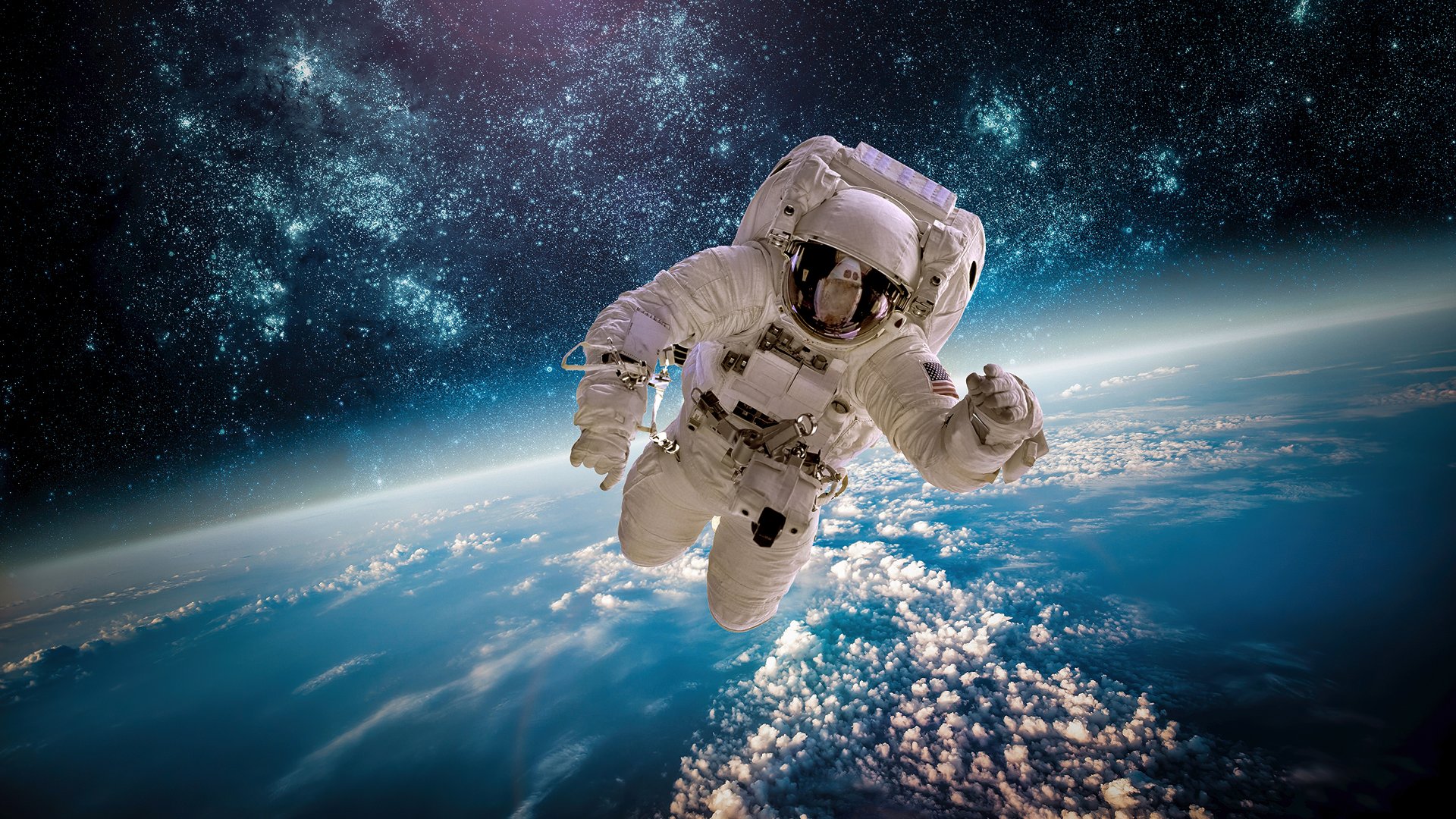 Astronauta en el cielo Fondo de pantalla 4k Ultra HD ID:8636