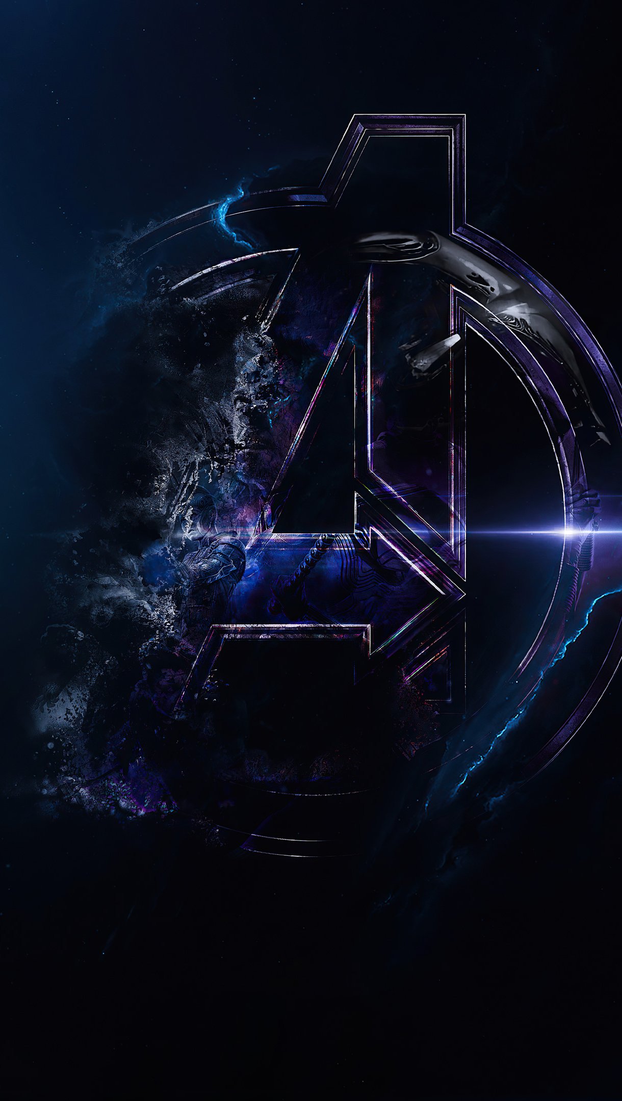 Avengers Infinity Logo transparente Fondo de pantalla 4k Ultra HD ID:9252
