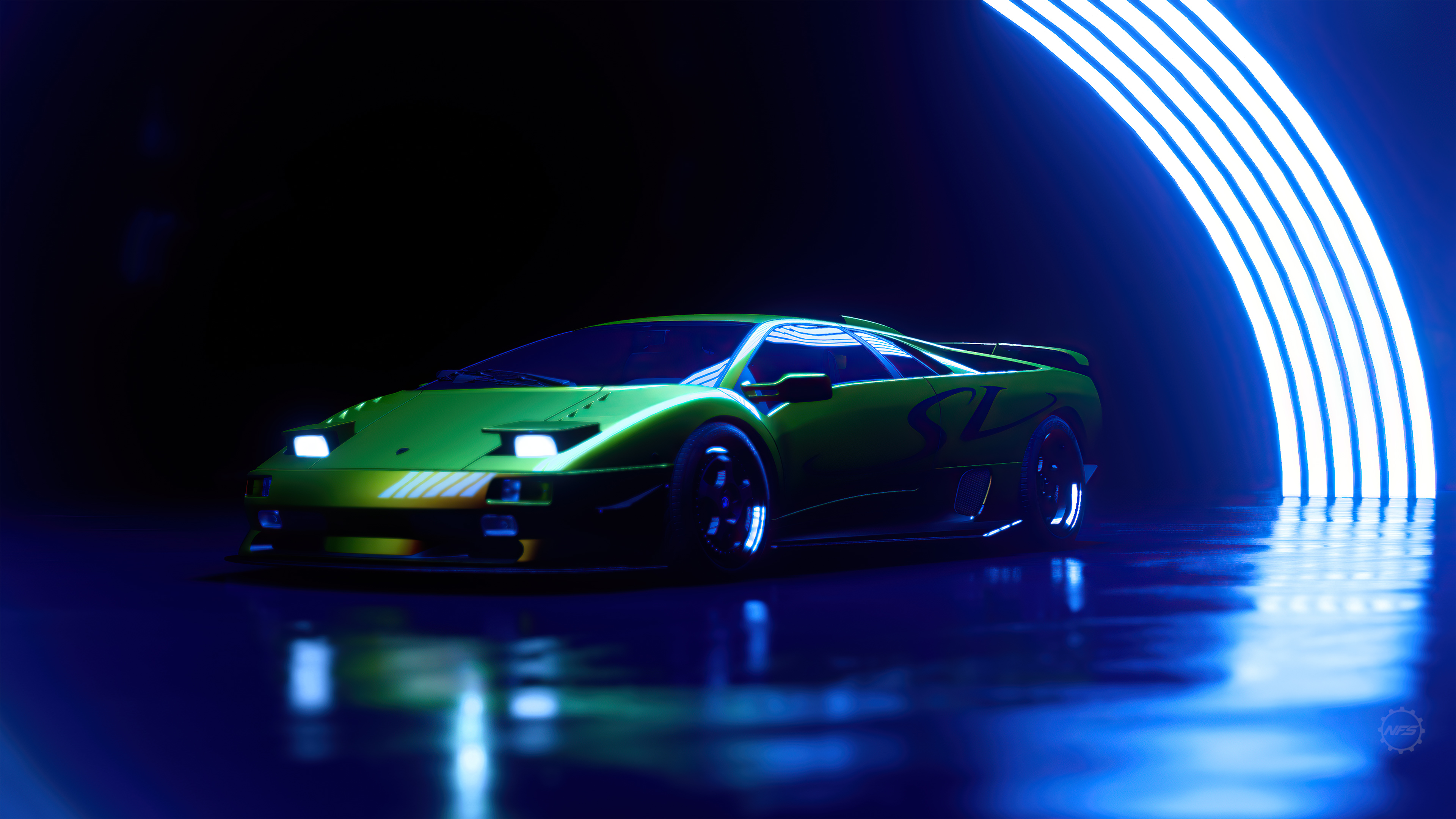 Lamborghini Diablo SC Need for Speed Wallpaper 4k Ultra HD ID:10007