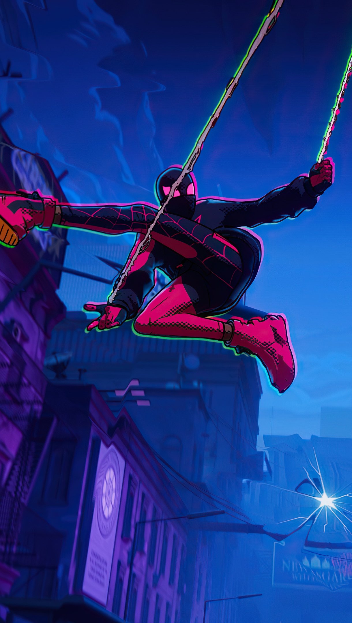 Miles Morales in the air Wallpaper 4k Ultra HD ID:11460