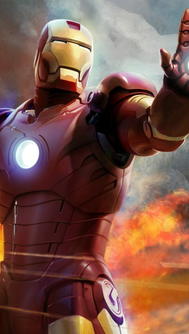 Iron Man Illustration Wallpaper Full HD ID:2801