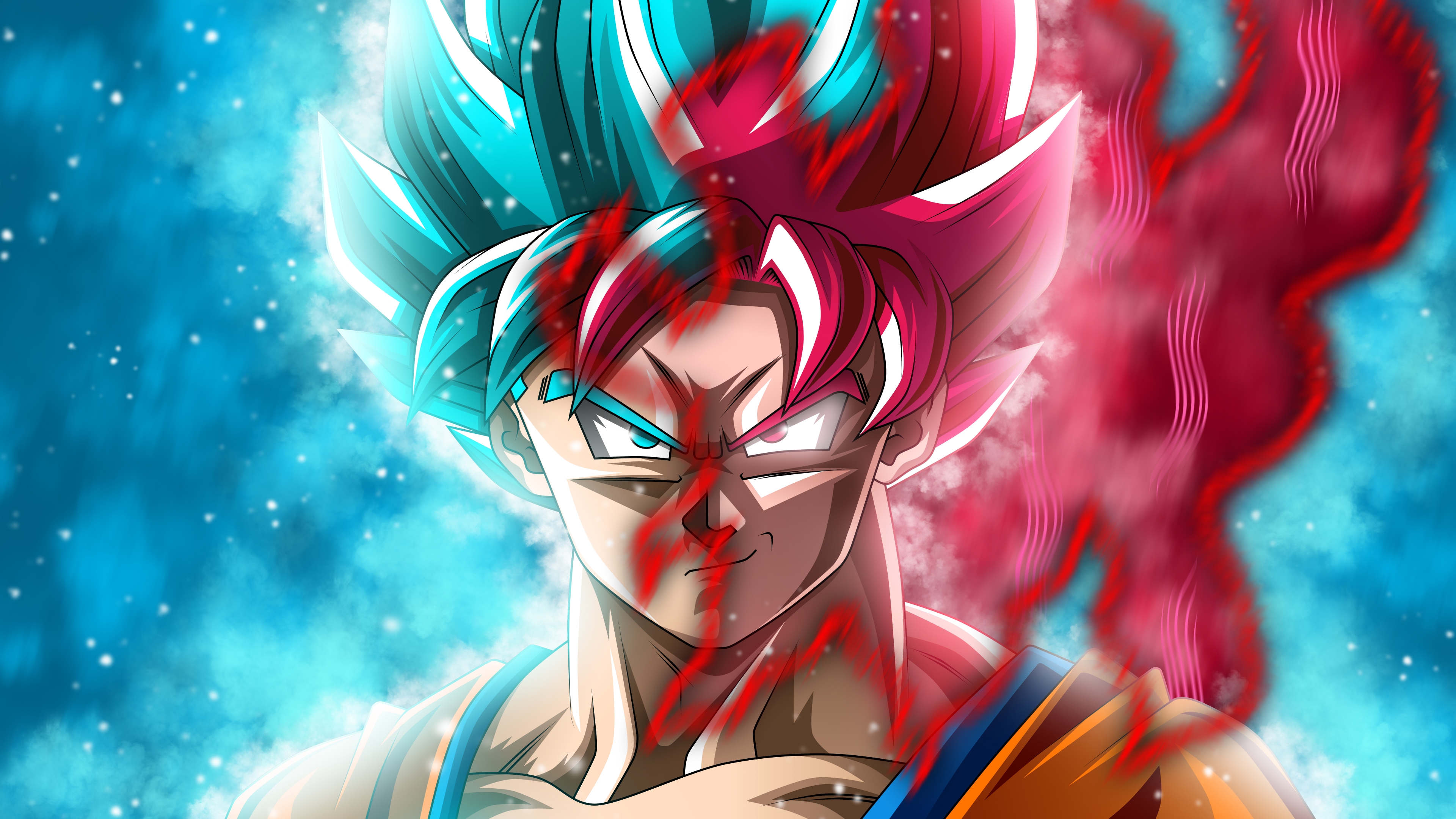 Goku Super Saiyan Blue and Black Goku SSR Dragon Ball Super Anime Wallpaper  ID:3097