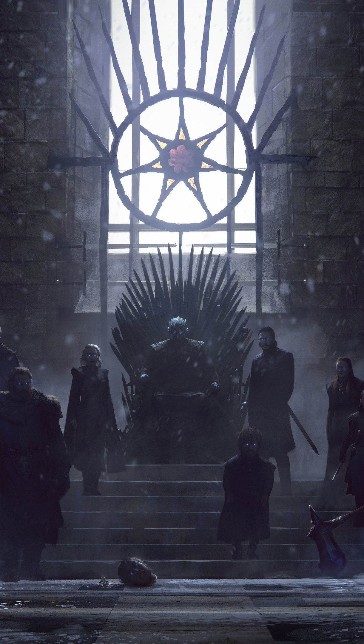 Game of Thrones Iron Throne Characters Wallpaper 4k Ultra HD ID:3190