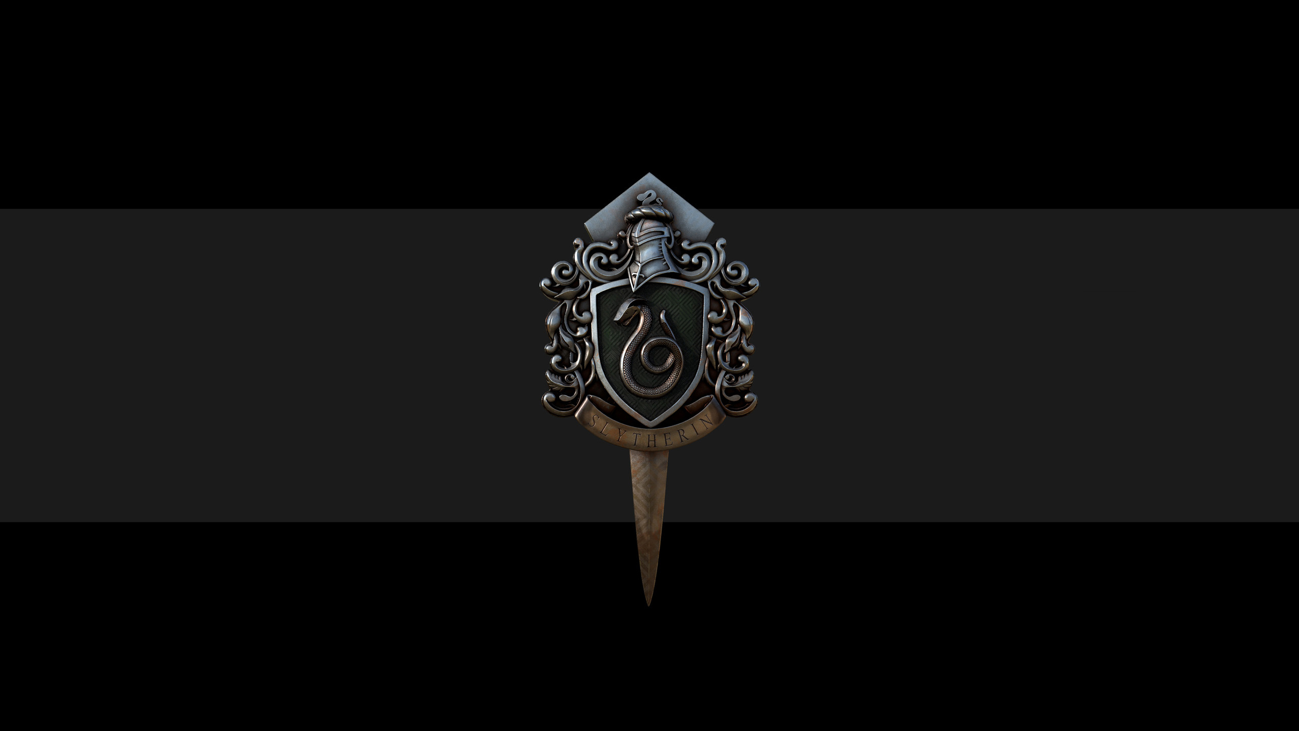Slytherin Badge Harry Potter Wallpaper 2k Quad HD ID:3539
