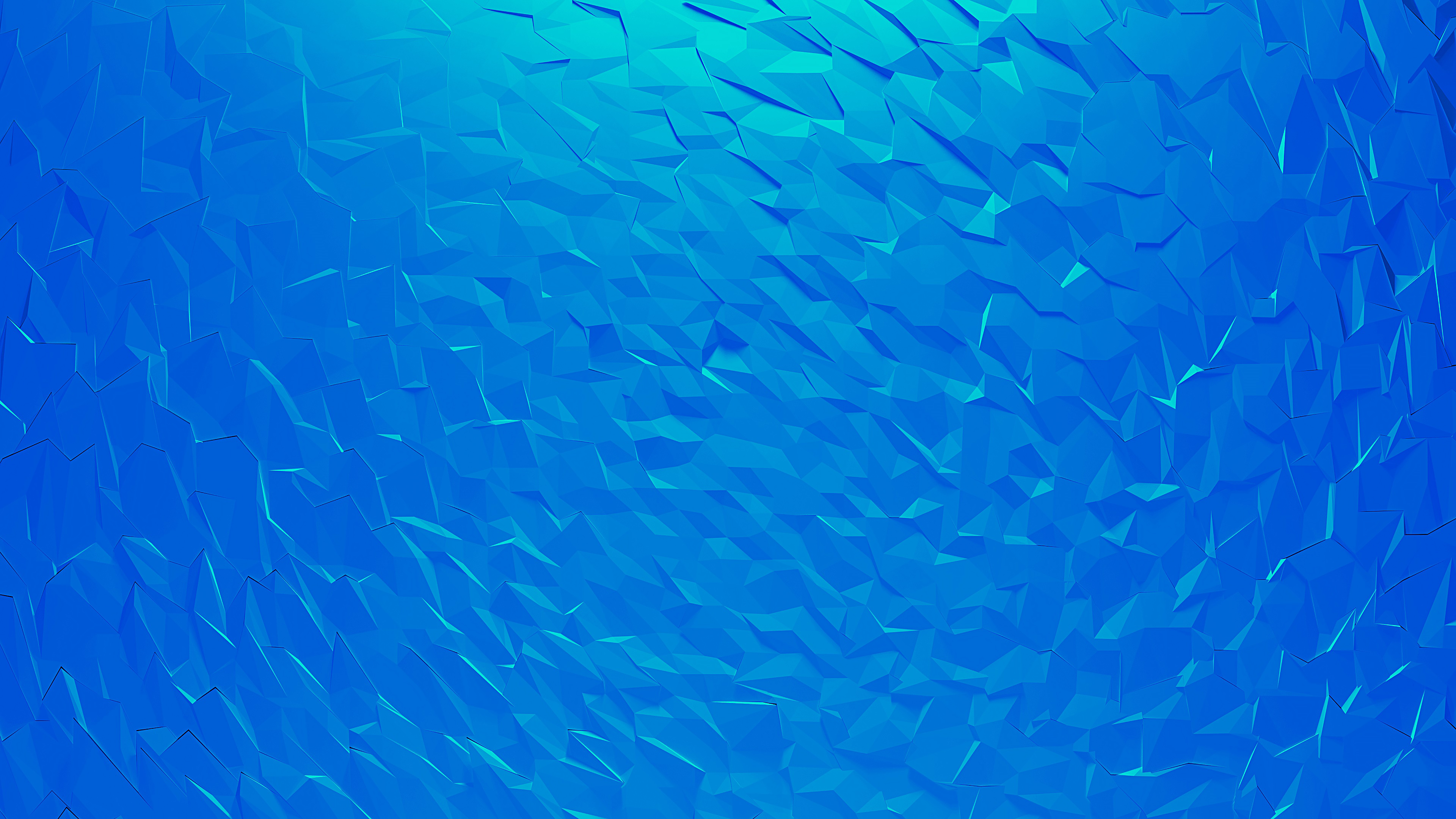 3D low poly blue texture Wallpaper 4k