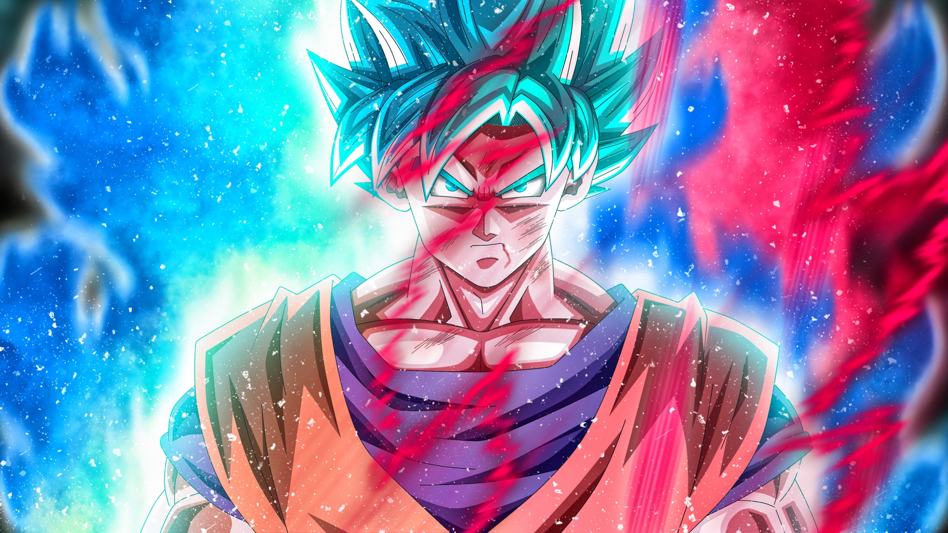 Goku Super Saiyan Blue from Dragon Ball Super Anime Wallpaper ID:4547