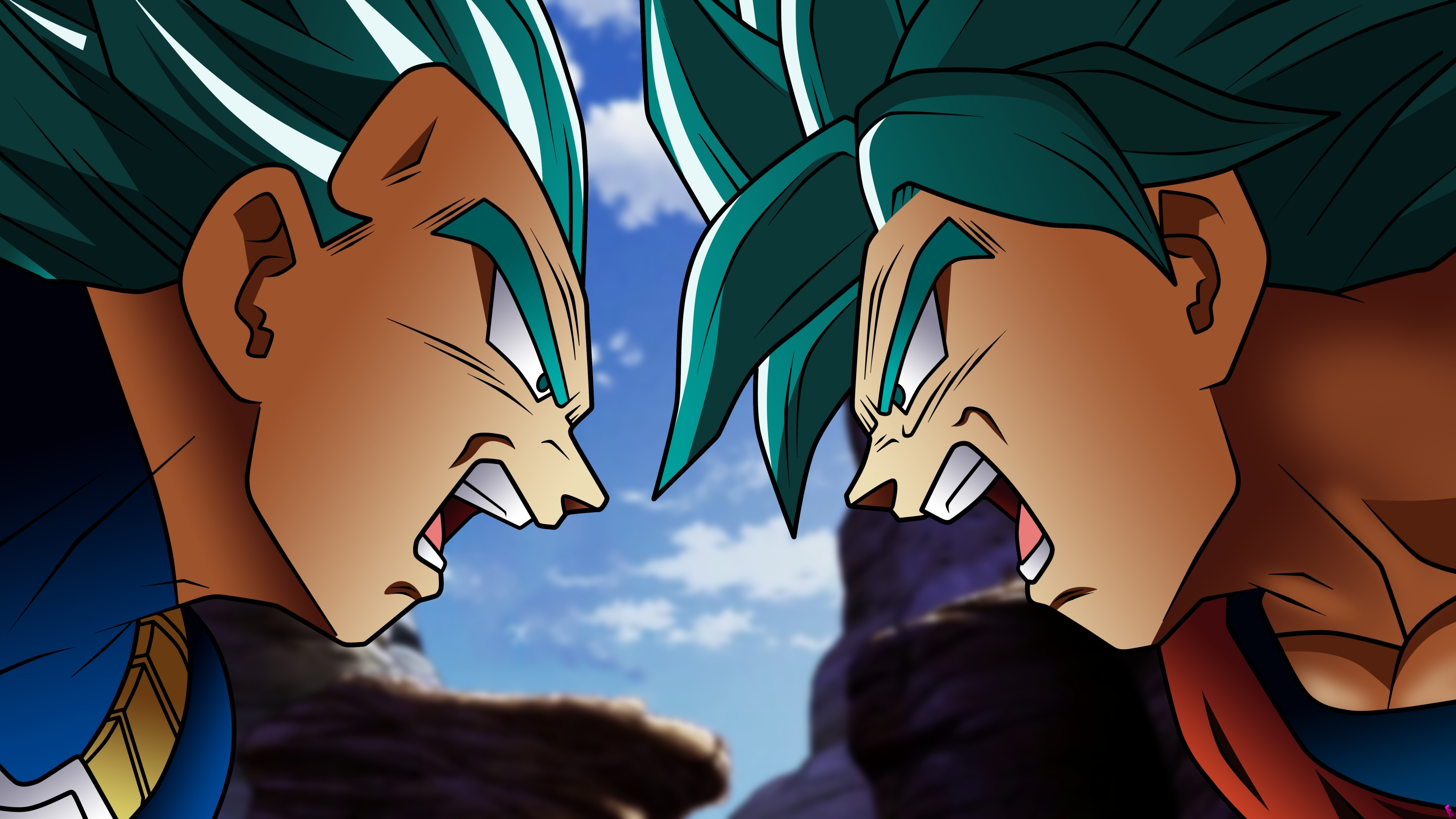 Vegeta VS Goku from Dragon Ball Super Anime Wallpaper ID:4990