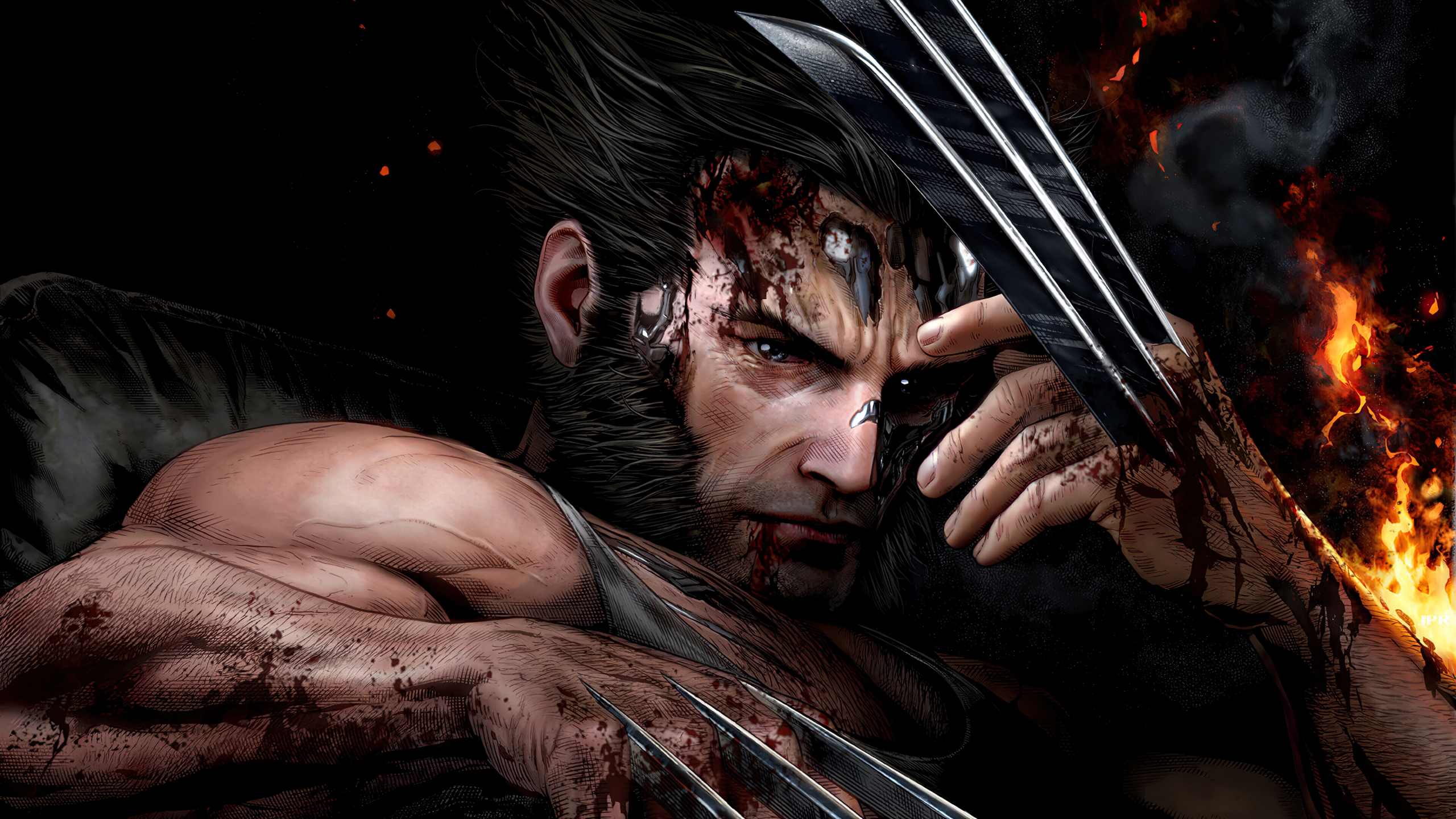 Wolverine Logan wounded Wallpaper 4k Ultra HD ID:5278