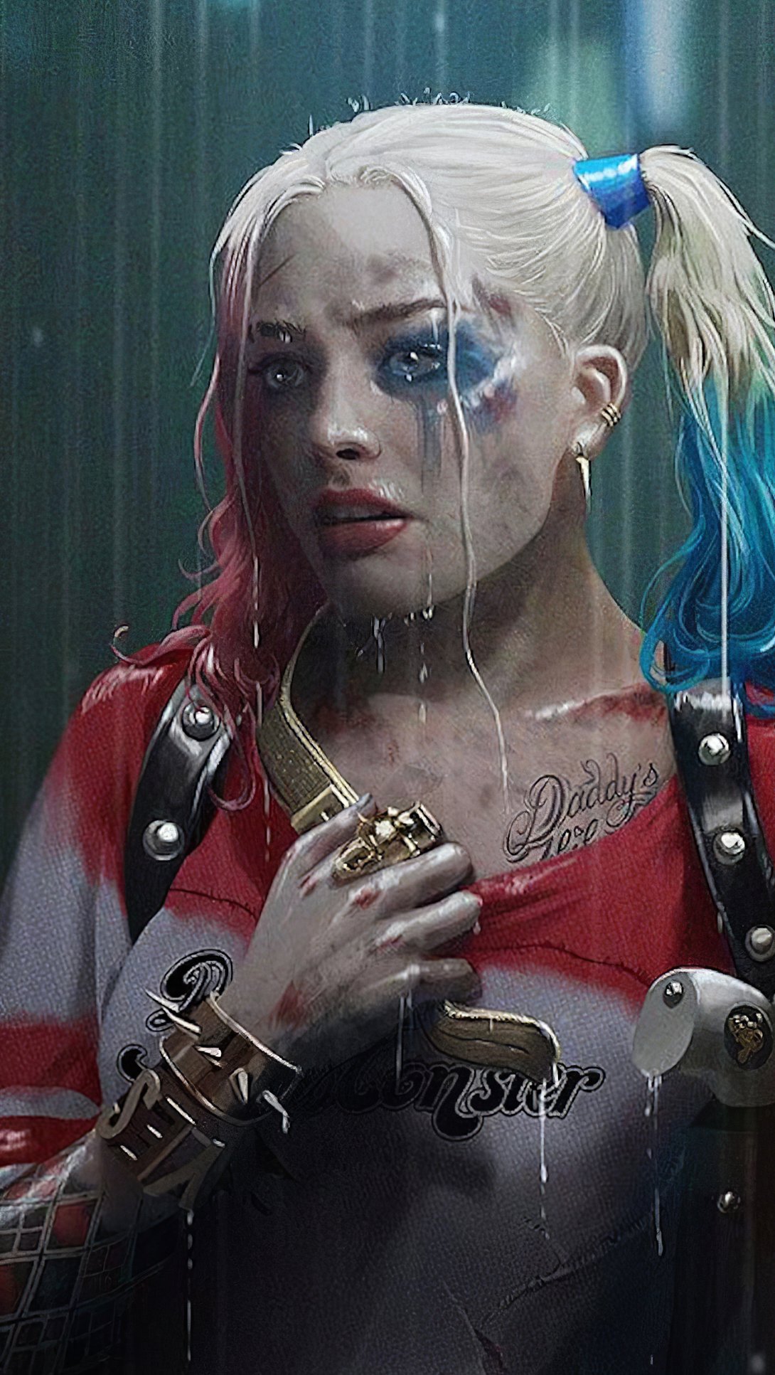 Harley Quinn in the rain Wallpaper ID:5422