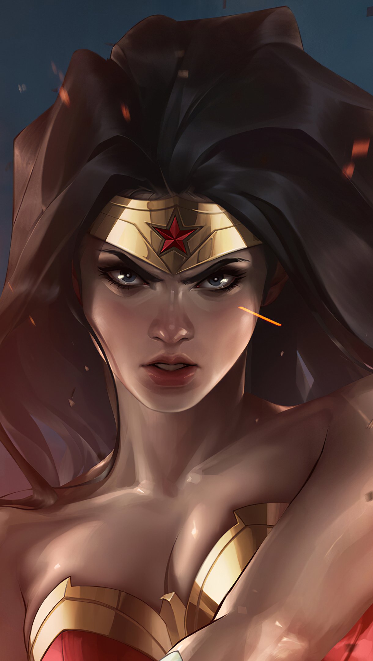 Wonder Woman Illustration Wallpaper 4k Ultra HD ID:5424