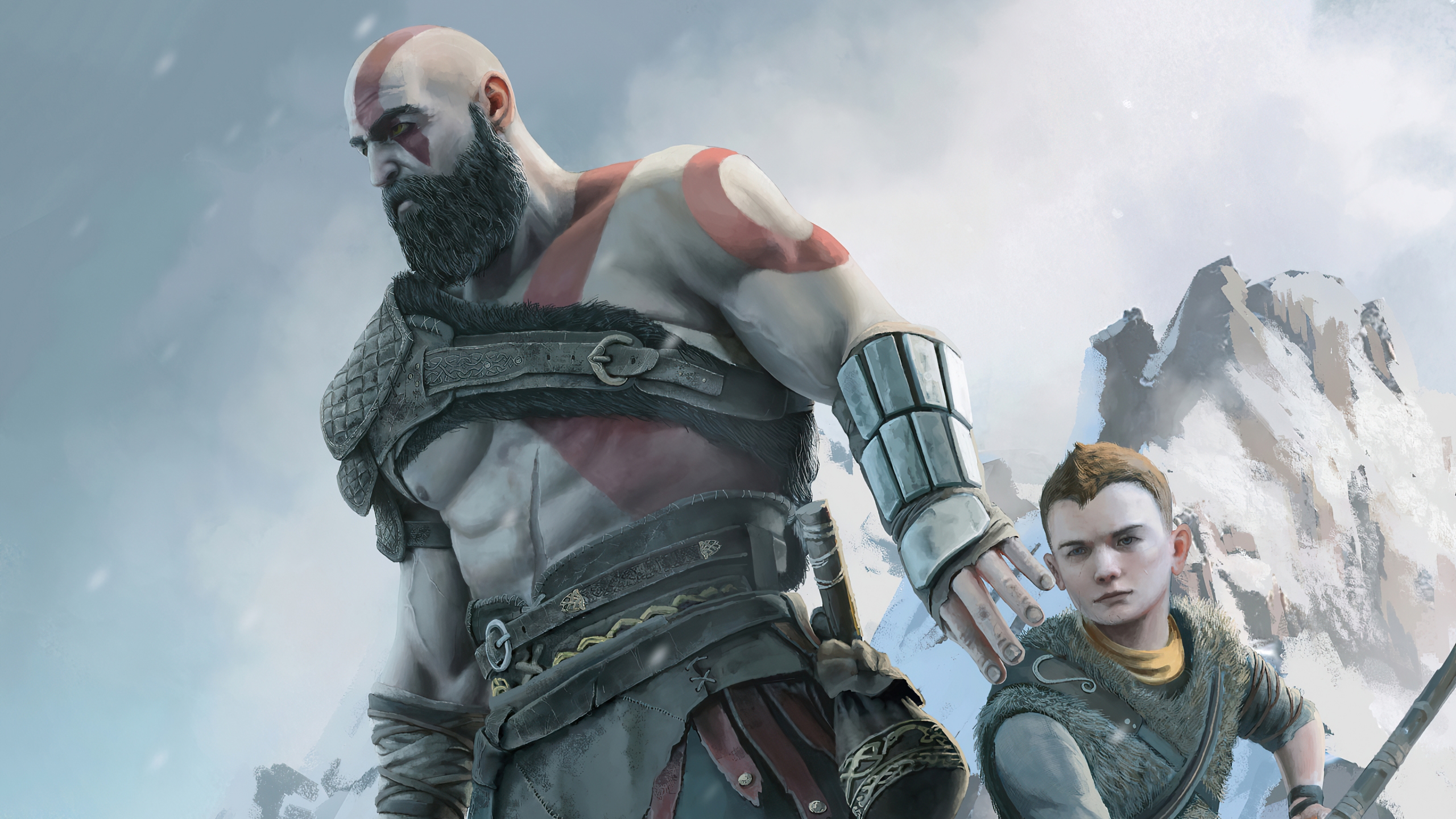 Kratos and Atreus from God of war Wallpaper 4k Ultra HD ID:6097