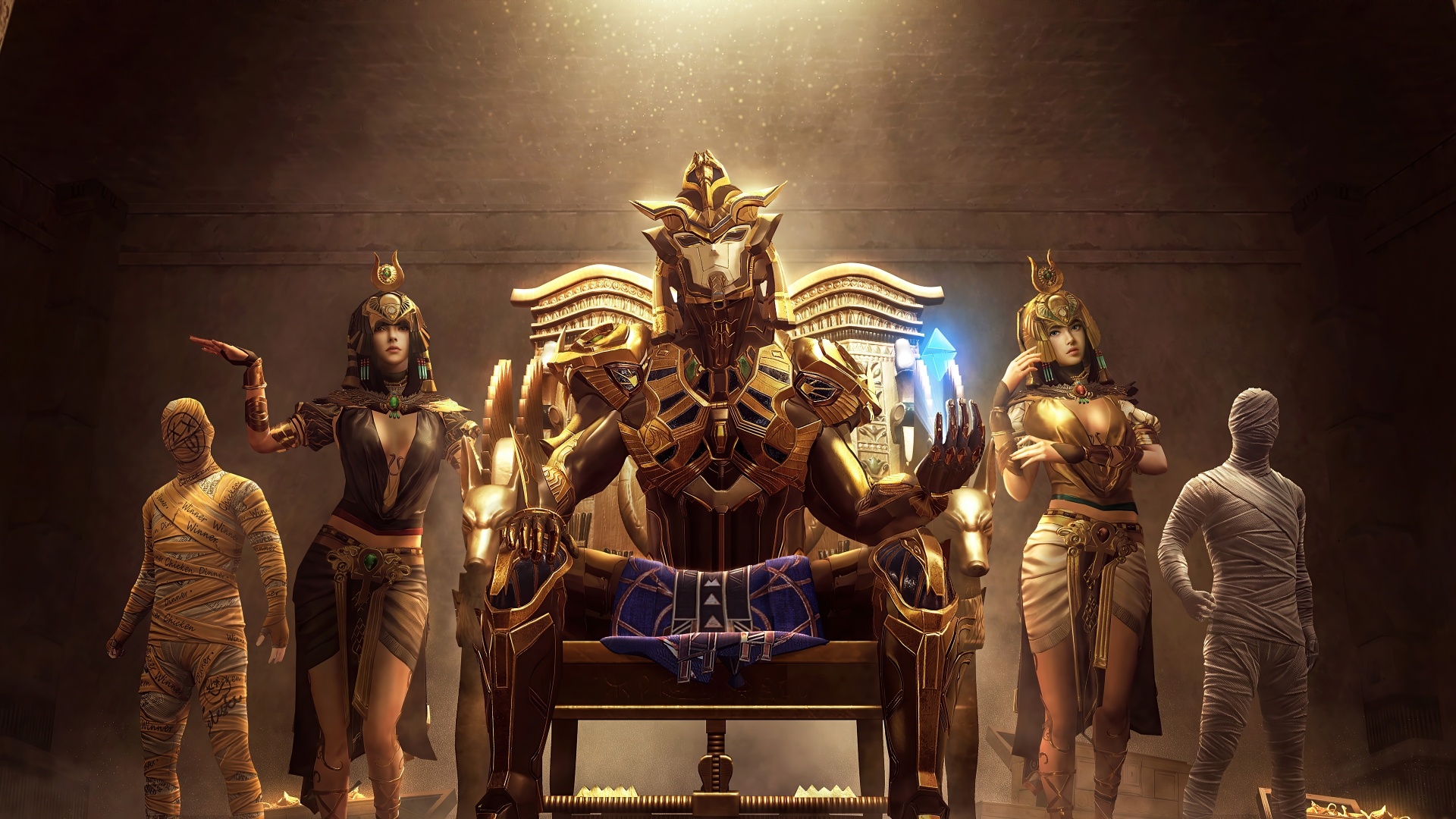 Golden Pharaoh from PUBG Wallpaper 4k Ultra HD ID:6118