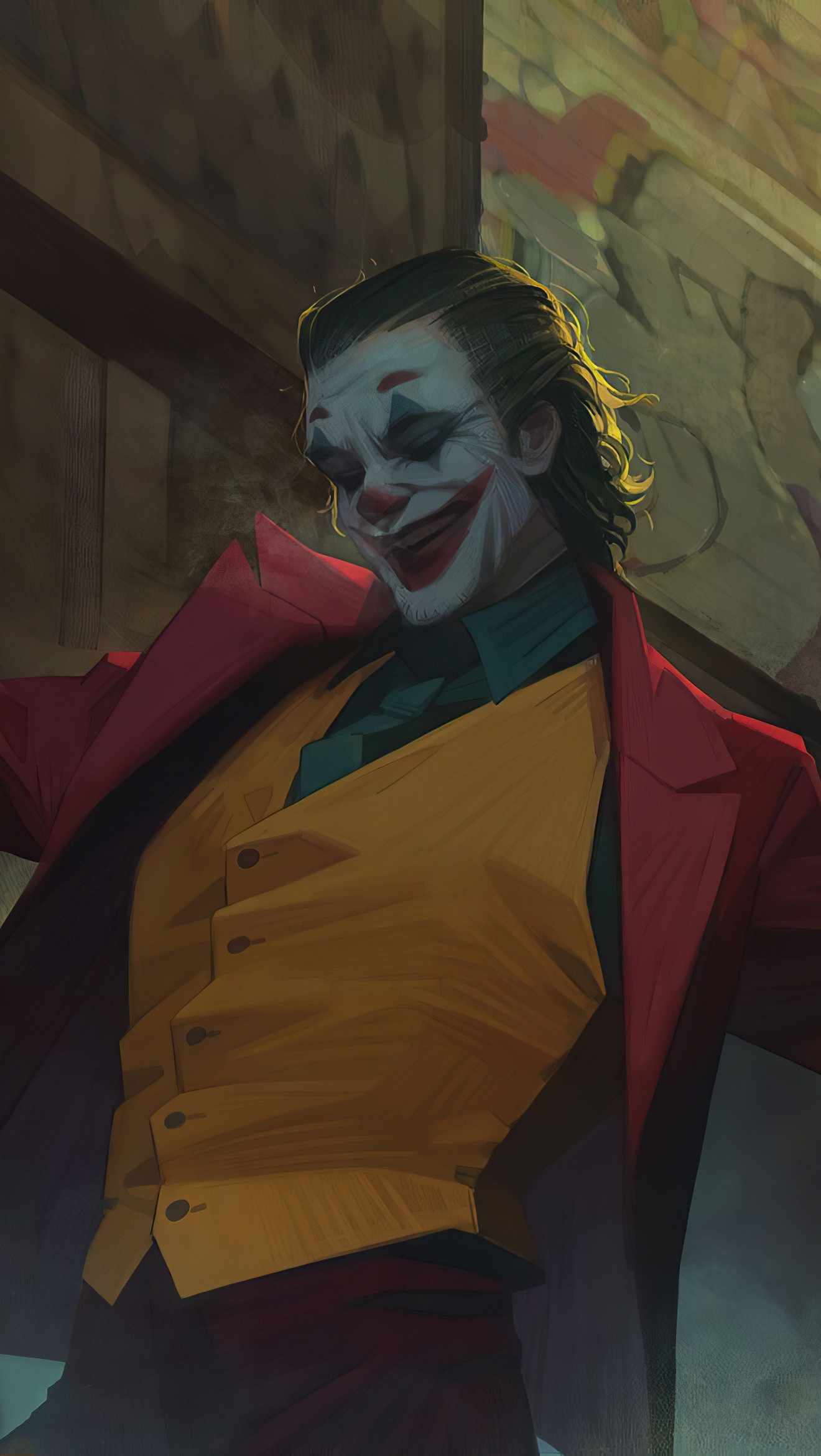 Joker dancing in stairs Wallpaper ID:6182