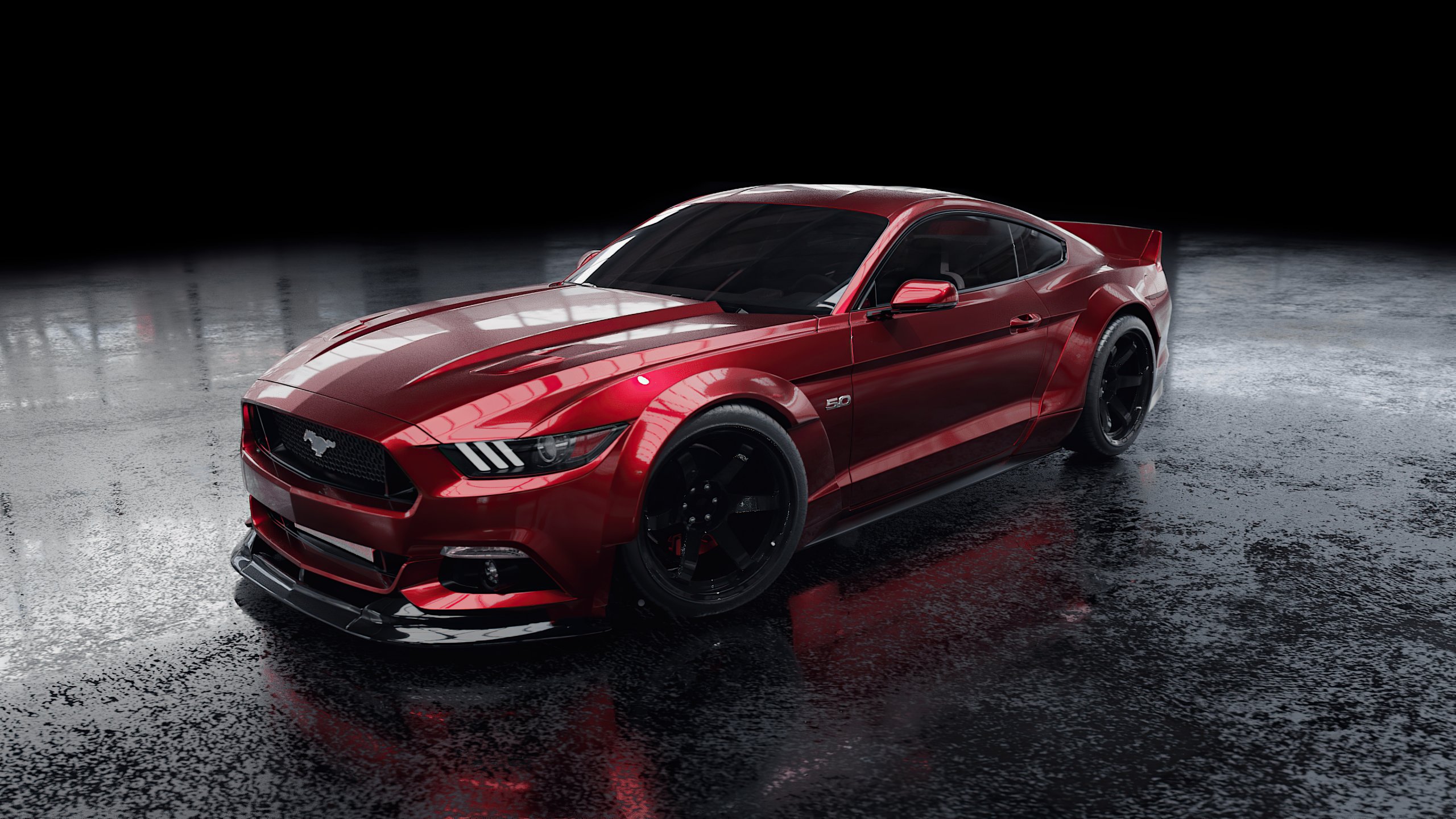 Red Ford Mustang Wallpaper 4k Ultra HD ID:6338