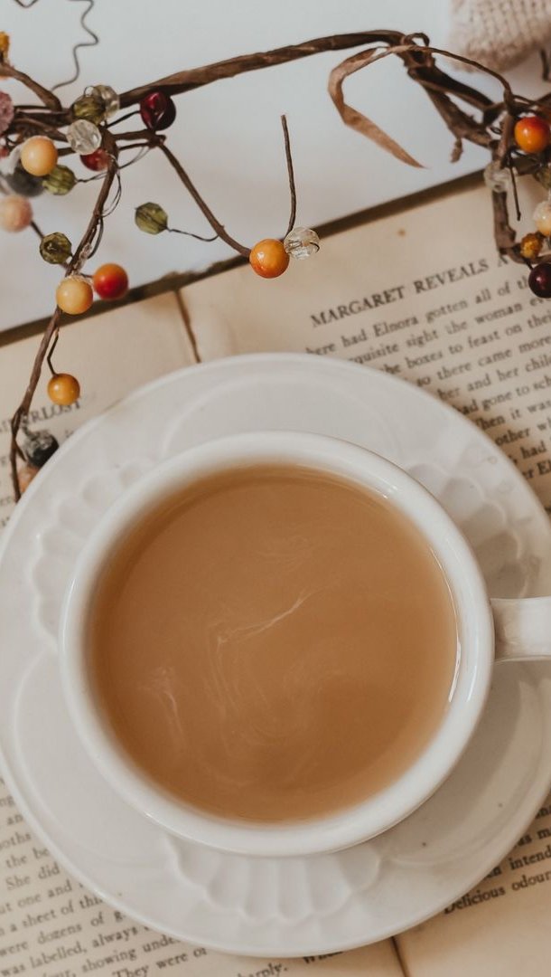Cup of coffee and book Wallpaper 2k Quad HD ID:6681