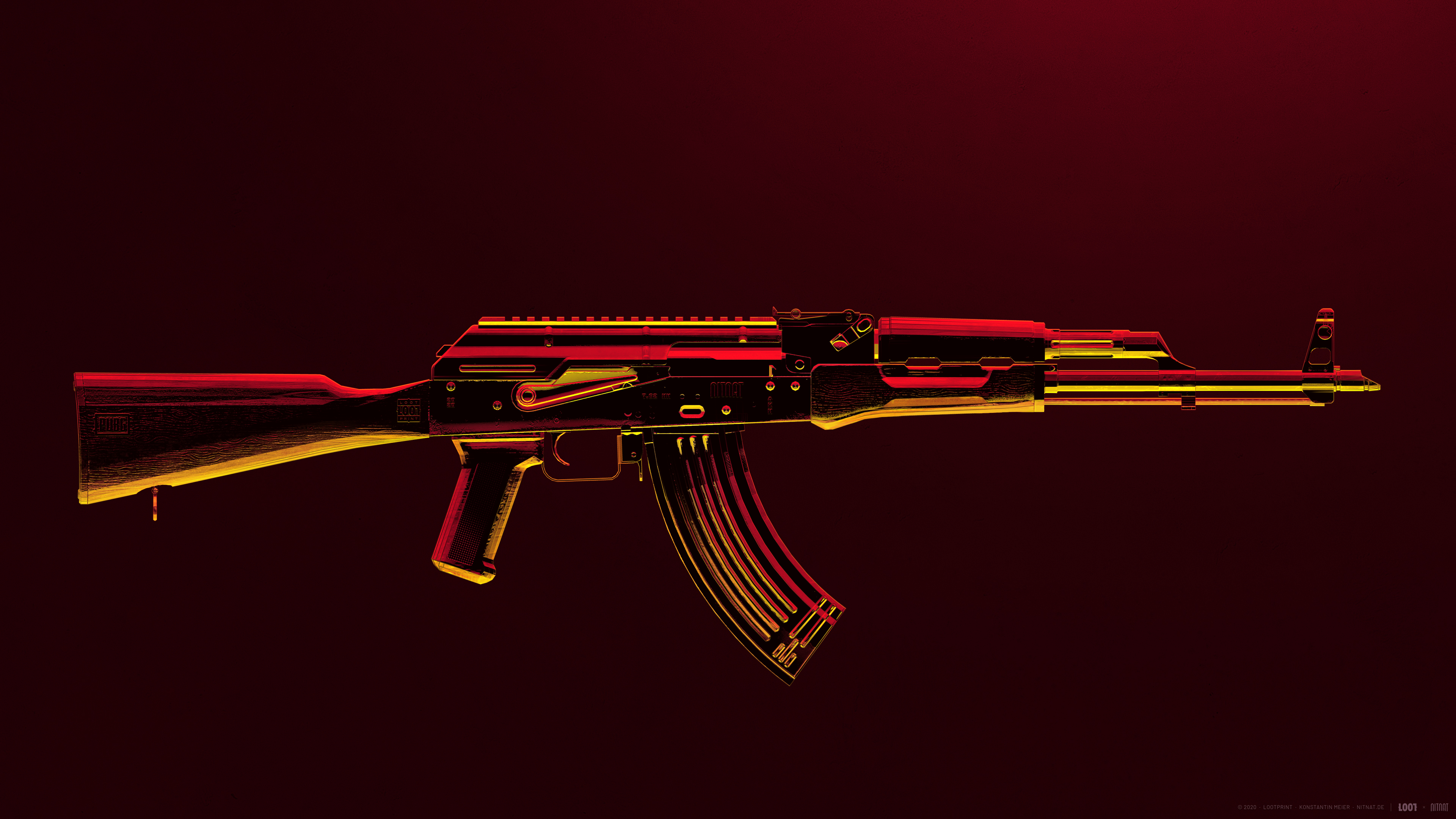 PUBG AK47 weapon Wallpaper 4k Ultra HD ID:7732