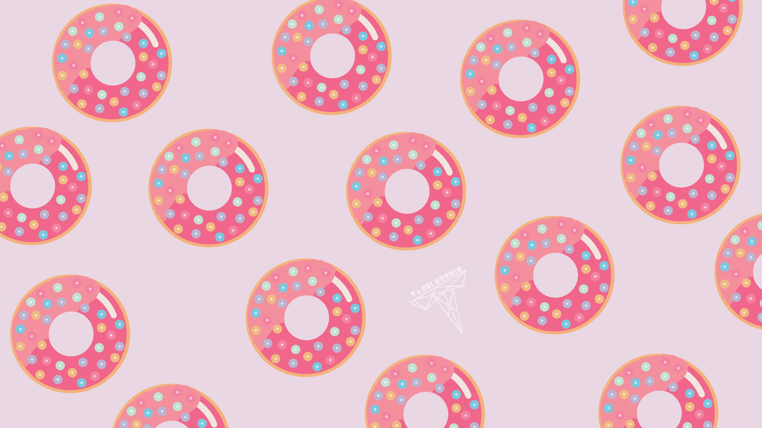 Donuts pattern Wallpaper 4k Ultra HD ID:7850