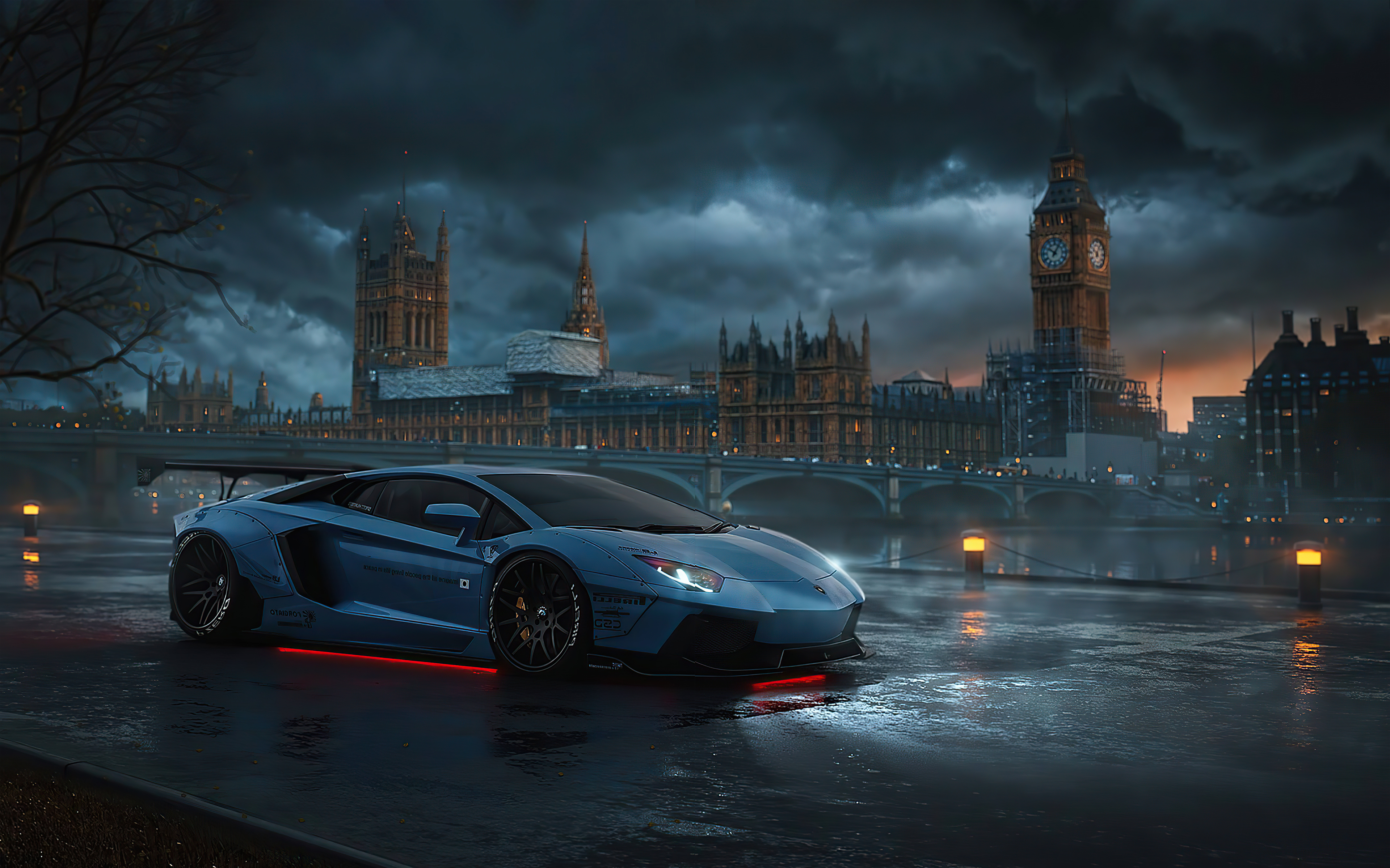 Lamborghini in London Wallpaper 4k Ultra HD ID:7903