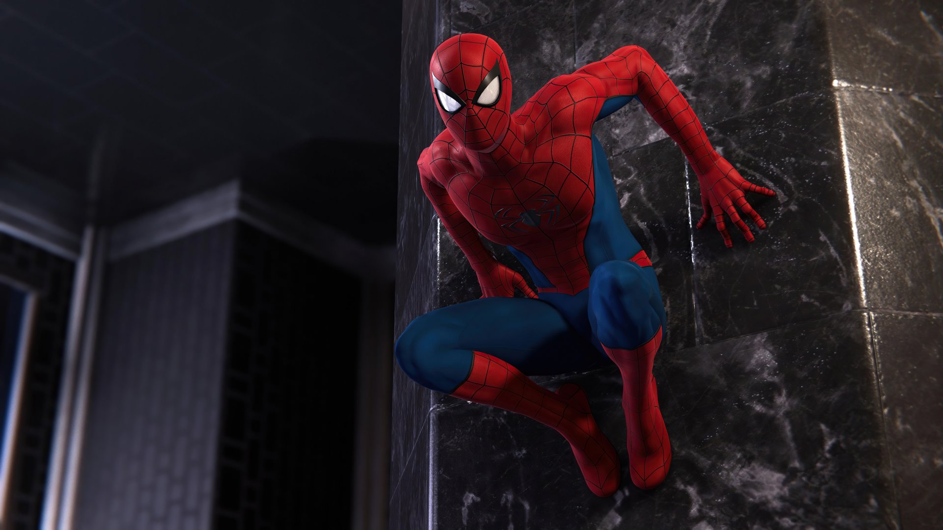 Spider Man on wall Wallpaper 5k Ultra HD ID:8229