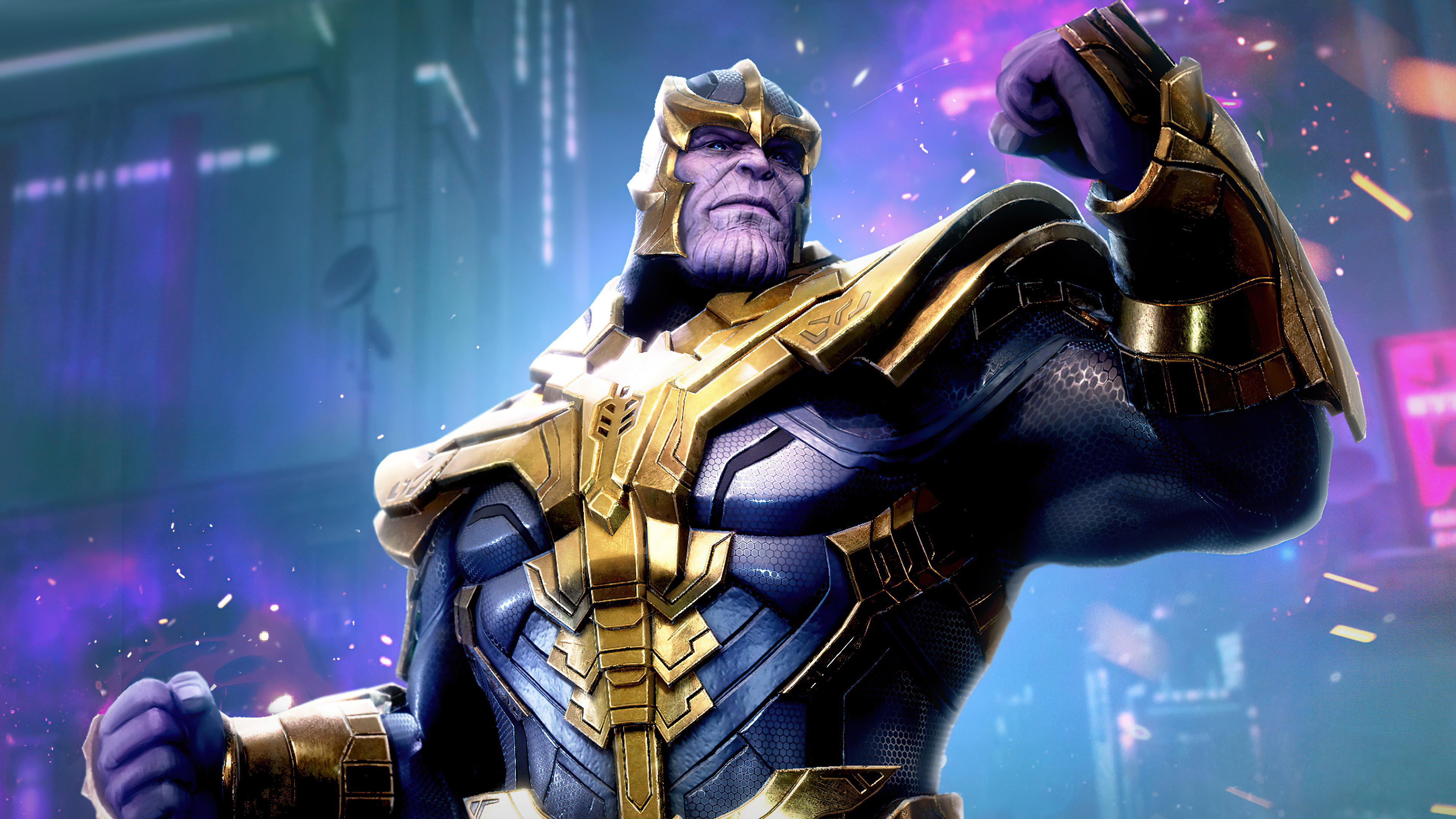 Thanos Marvel Future Revolution Wallpaper 4k Ultra HD ID:9002