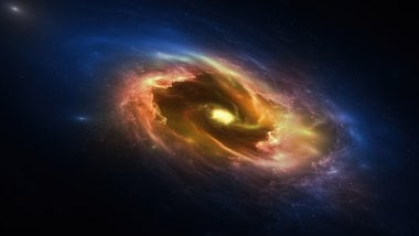Galaxy as swirl Wallpaper