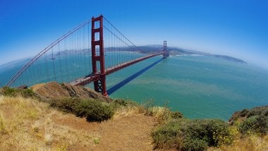 El punte Golden Gate en San Francisco Fondo de pantalla