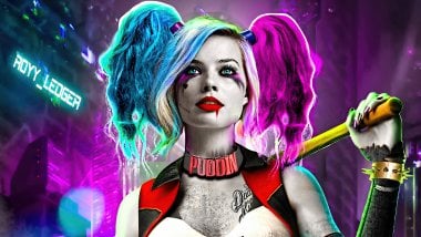 Harley Quinn sirenas de ciudad gótica Fondo de pantalla