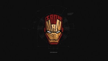 Iron Man Superhéroe Minimalista Fondo de pantalla