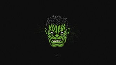 Hulk Superhero Minimalist Wallpaper