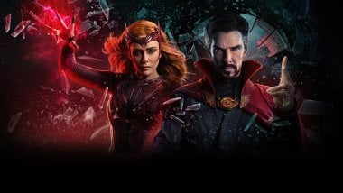 Doctor Strange and Scarlet Witch in Multiverse of Madness Wallpaper