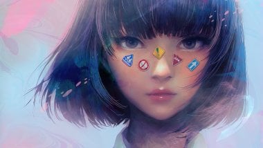 Anime School Girl Wallpaper