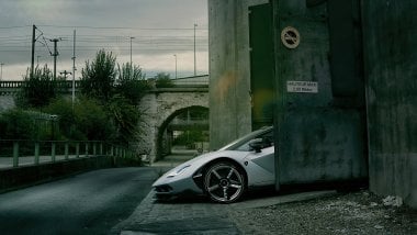 Lamborghini Centenario Silver Wallpaper