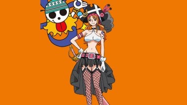 Nami One Piece Red Wallpaper