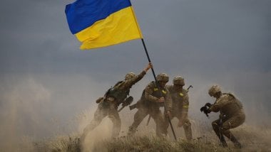 Soldados en Ucrania Fondo de pantalla