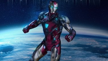 Iron Man in space Wallpaper