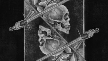 Skull with swords Wallpaper