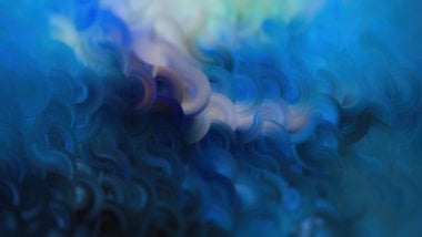 Blue waves Abstract Wallpaper