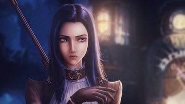 Caitlyn from Arcane League of Legends Wallpaper