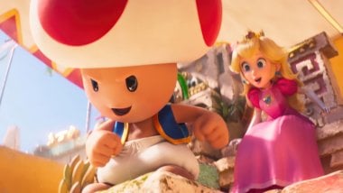 Super Mario Bros Toad Princesa Peach Fondo de pantalla