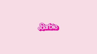 Barbie Película Logo Fondo de pantalla