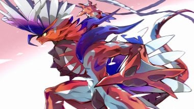 Koraidon de Pokémon Escarlata y Púrpura Fondo de pantalla